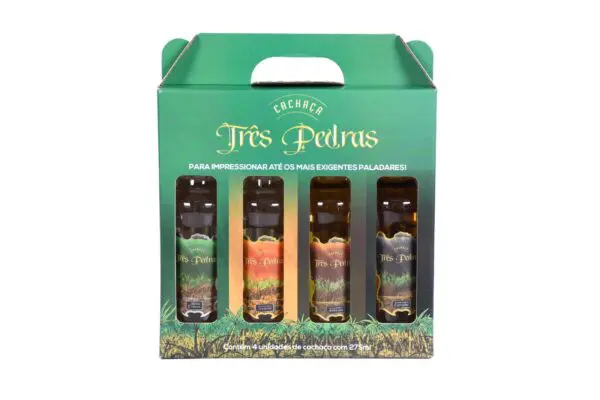 Kit Cachaça Três Pedras 275ml